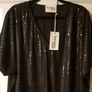 BEAUTIFUL TOP FROM SAVANNA JANE – SIZE 3X – NEW WITH TAGS